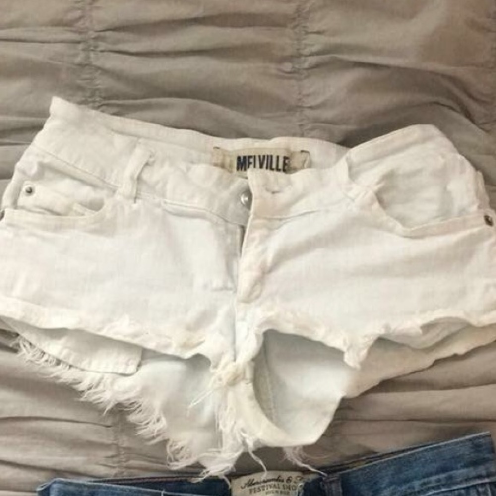 Whiteish blue Brandy Melville shorts